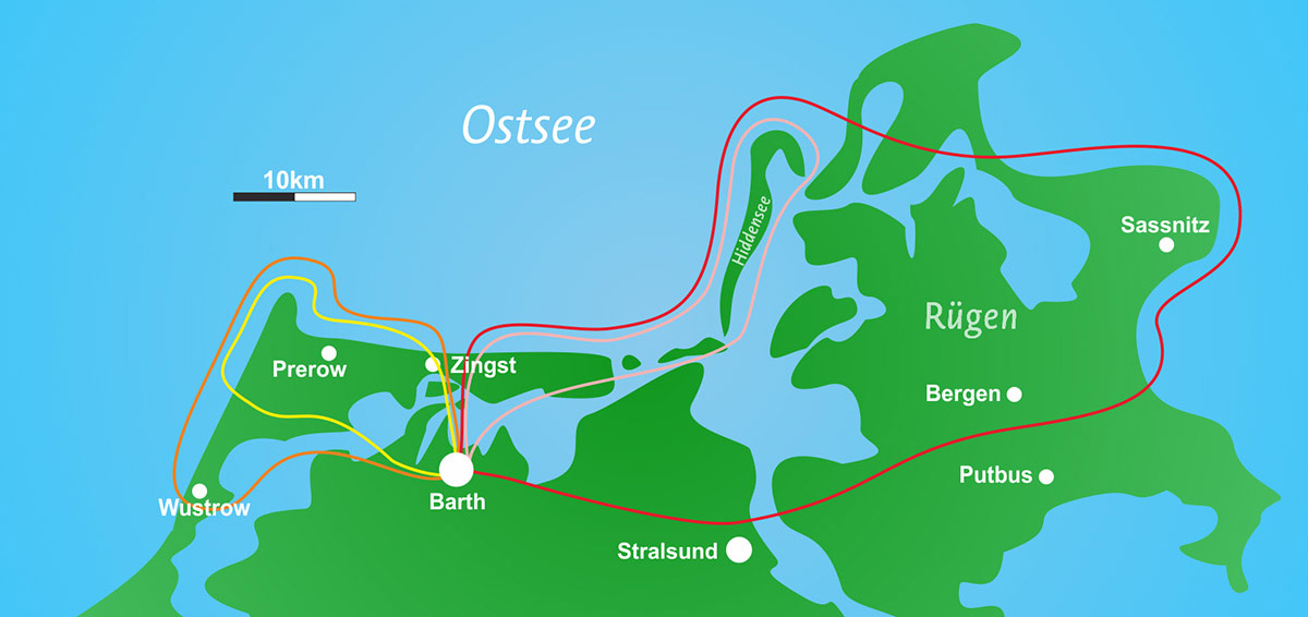 Rundflüge ab Ostsee-Flughafen Stralsund-Barth